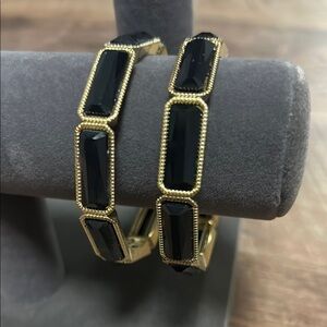 Elegant Black and Gold Women's Bracelet